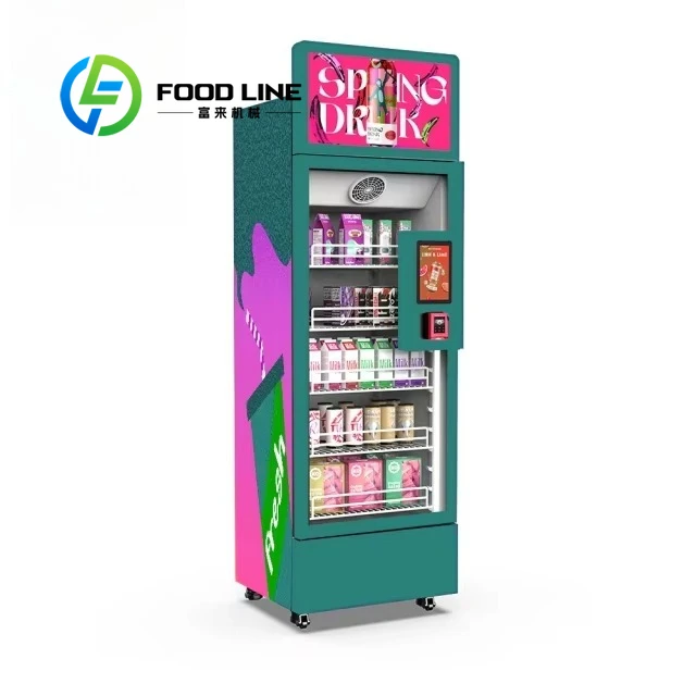 

Factory Price 24/7 Intelligent Snack & Drink Single Cabinet Vending Fridge with AI Vision and Instant Card Payment