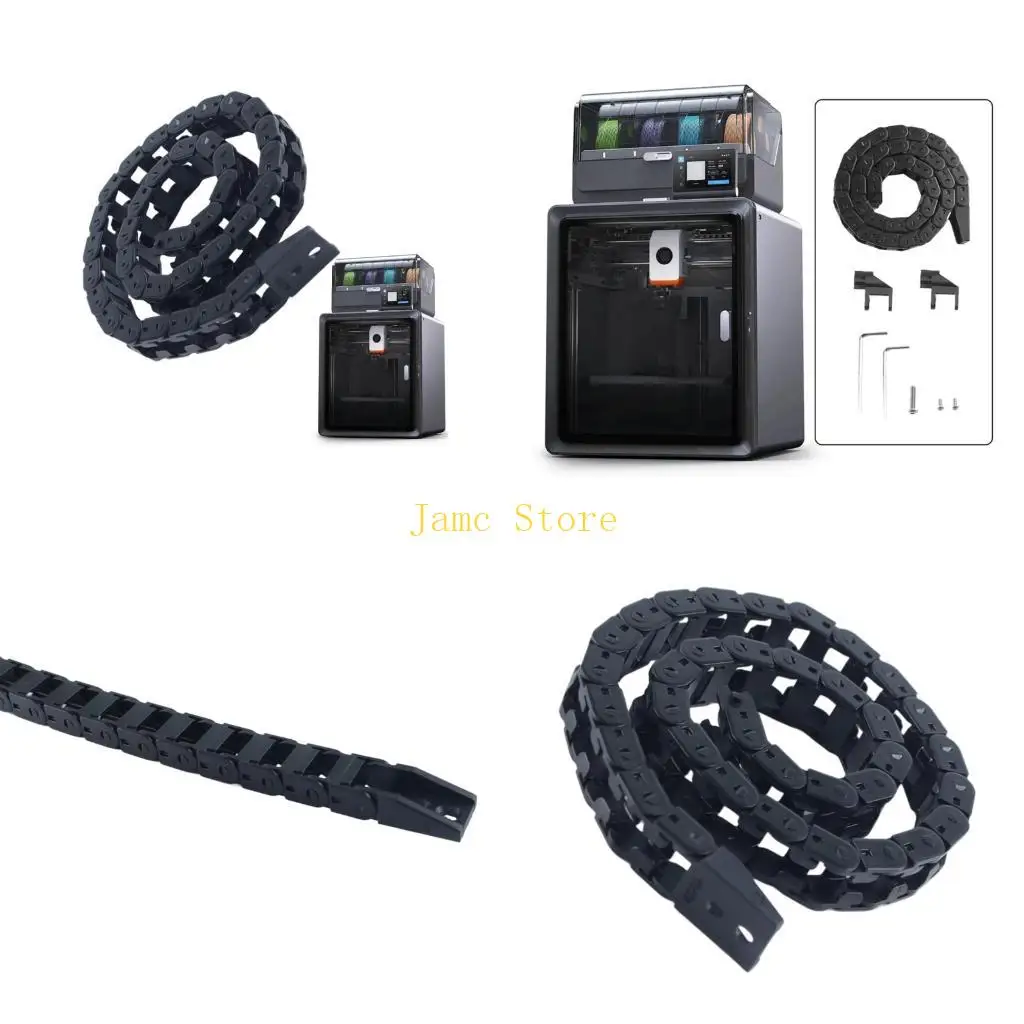 

LX0B Quiet Operation Cable Management Drag Chain Specifically for S1C Printer Cable Management