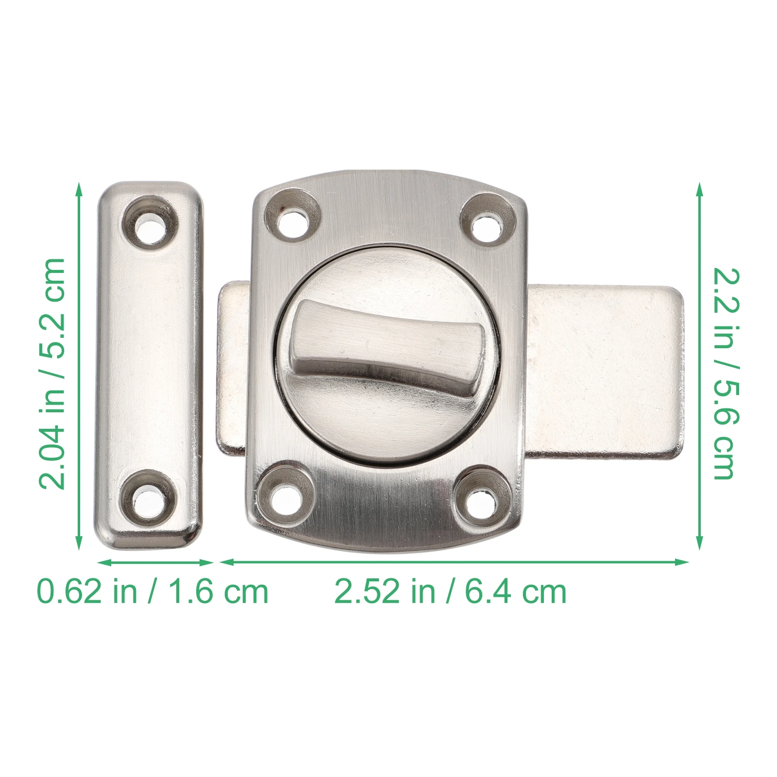 

Door Latch Lock Zinc Alloy Heavy Duty Sliding Bolts Gate Safety Anti theft Furniture Window Home Use Long Lasting Easy Install