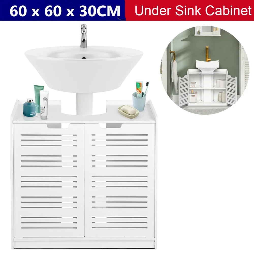 2 Tier Bathroom Storage Cabinet Over-The-Toilet Storage Organizer Floor Standing Organizer with Ventilated Door for Bedroom