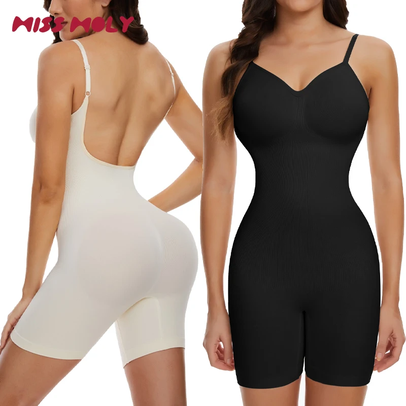 Seksowne body modelujące damskie z siateczki, podnoszące pośladki, wyszczuplające uda, gładkie, modelujące sylwetkę, z niskim tyłem, bez pleców, wyszczuplające, spłaszczające brzuch, gorset.