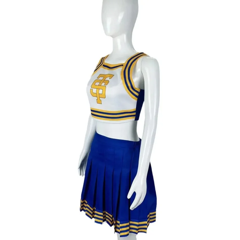 New Taylor Cosplay Costume Shake It Off Cheerleader Uniform Swift High School Halloween Cheerleading Crop Top with Skirt  Outfit