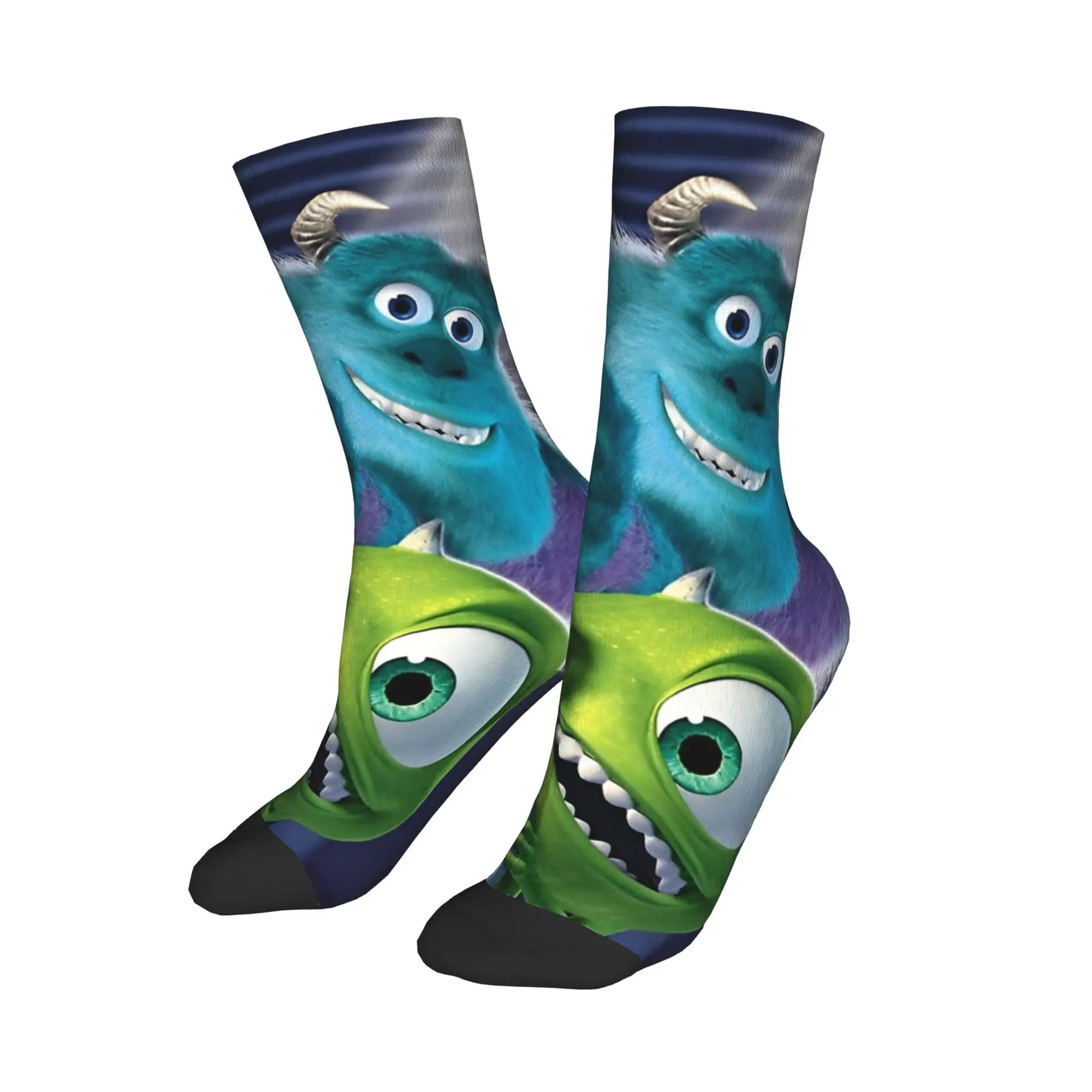 

Cute Monsters Mike Wazowski Movie Kids Socks Kawaii Cartoon Boys and Girls Gifts Dress Socks Stocking