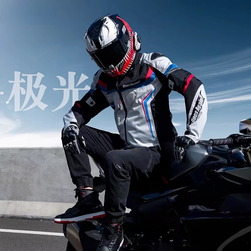 

Summer Motorcycle Jacket Cycling Suit Breathable Men CE Protective Gear Anti-drop Protection 600D Oxford Cloth Material