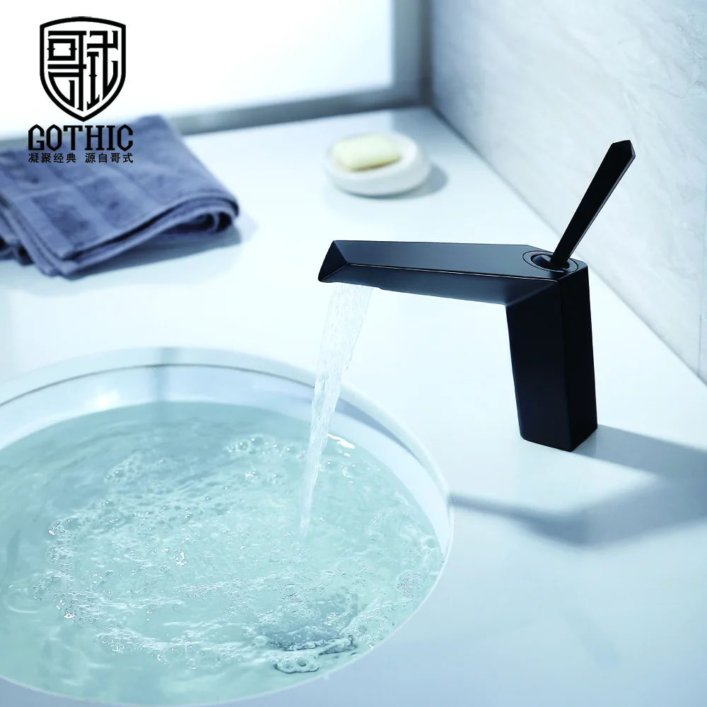 

Bathroom Sink Mixer Tap Brass Art Diamond Cutting Edge Gray Black Chrome Rose Gold Basin Faucet Hot And Cold WashBasin Faucets