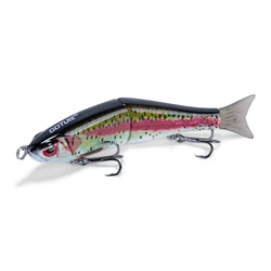 Goture 115mm 18.5g Hard Fishing Lure 2 Segments Artificial Lure Multi Jointed Swimbait Lifelike Crankbait Sinking Wobblers