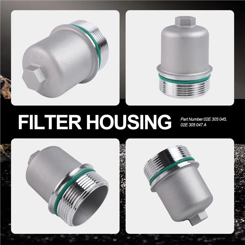 Reliable New Automatic Transmission Filter Housing DQ250 02E For VW Beetle Jetta Passat A3 Q2 TT Skoda 02E305047A, 02E30504