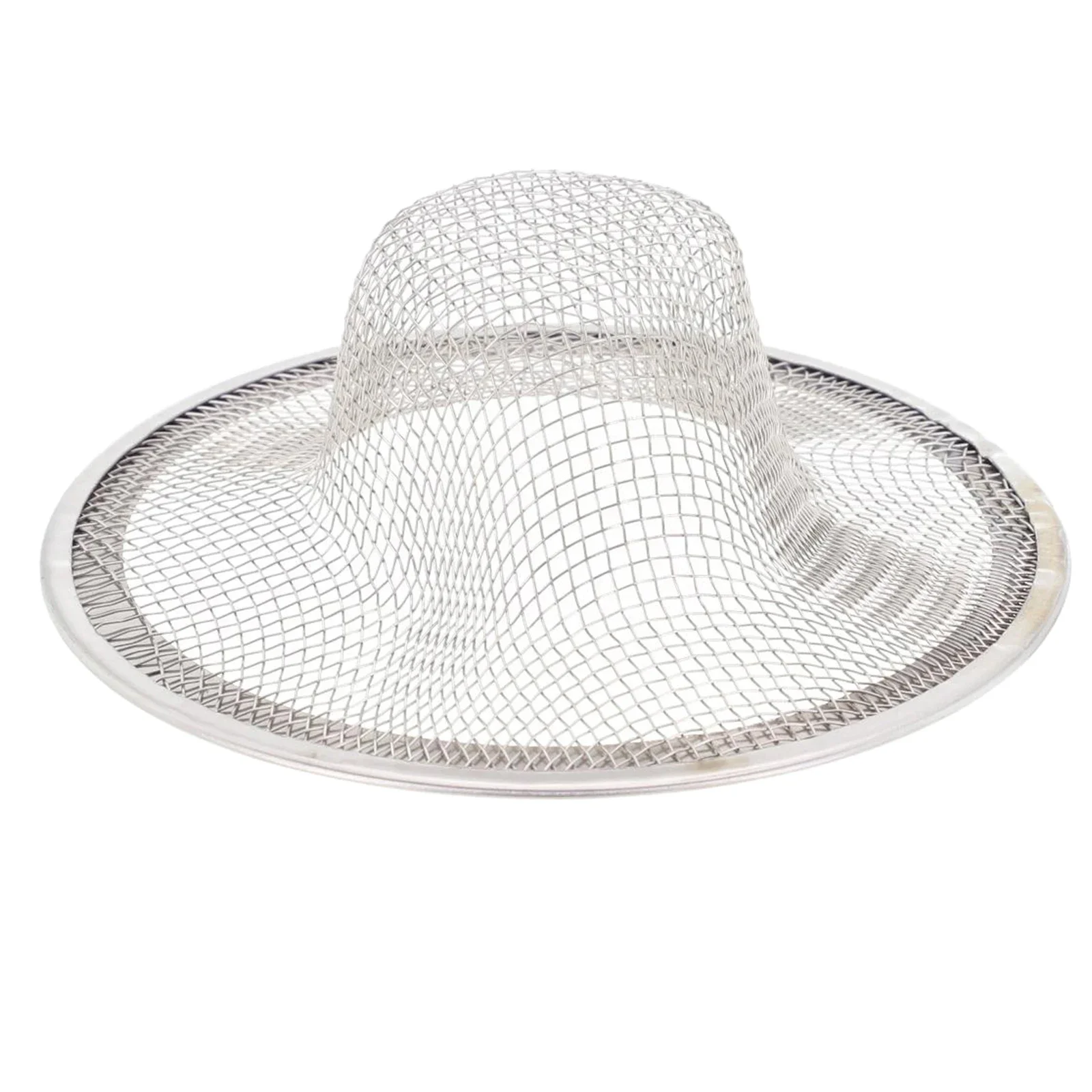 Filtre d'évier à maille en acier inoxydable, couvercle de vidange, attrape-cheveux, bouchon de déchets, bain, évier, douche, cuisine, 1 pièce