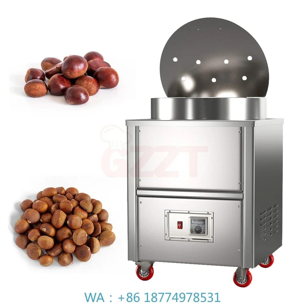 1. Stainless Steel Chestnut Roasting Tool for Roasted Chestnuts Gas Operated Commercial Snack Catering Food Preparation