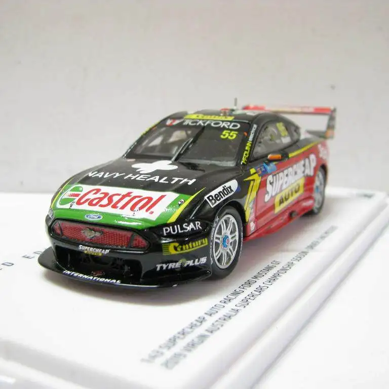 

Diecast Authoric 1:43 Scale Ford Mustang SUPERHEAP AUTO RACING # 55 2019 Alloy Car Model