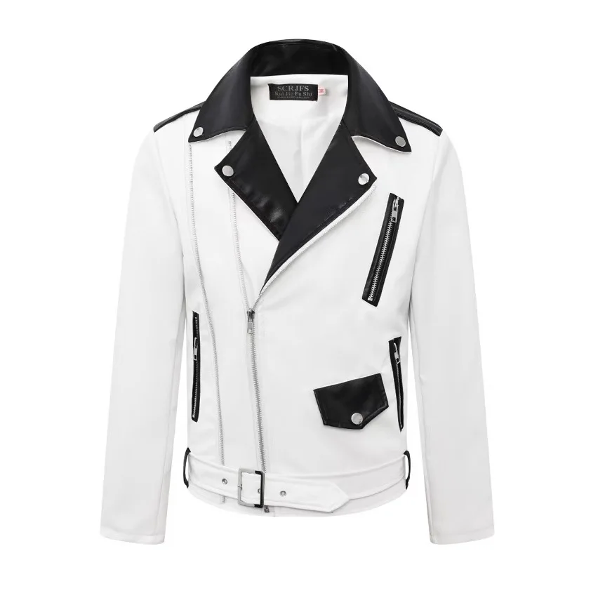 

2025 New Style Stylish Leather Jacket for Men - Spring/Autumn New Leather Casual Baseball Shirt for Men - Motorcycle Jacket