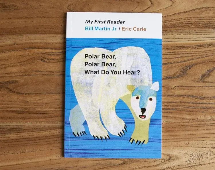 Imagem -03 - Urso de Eric Carle Meu Primeiro Leitor Urso Pardo o Que Você vê 1pc Crianças Inglês Leitura Livro