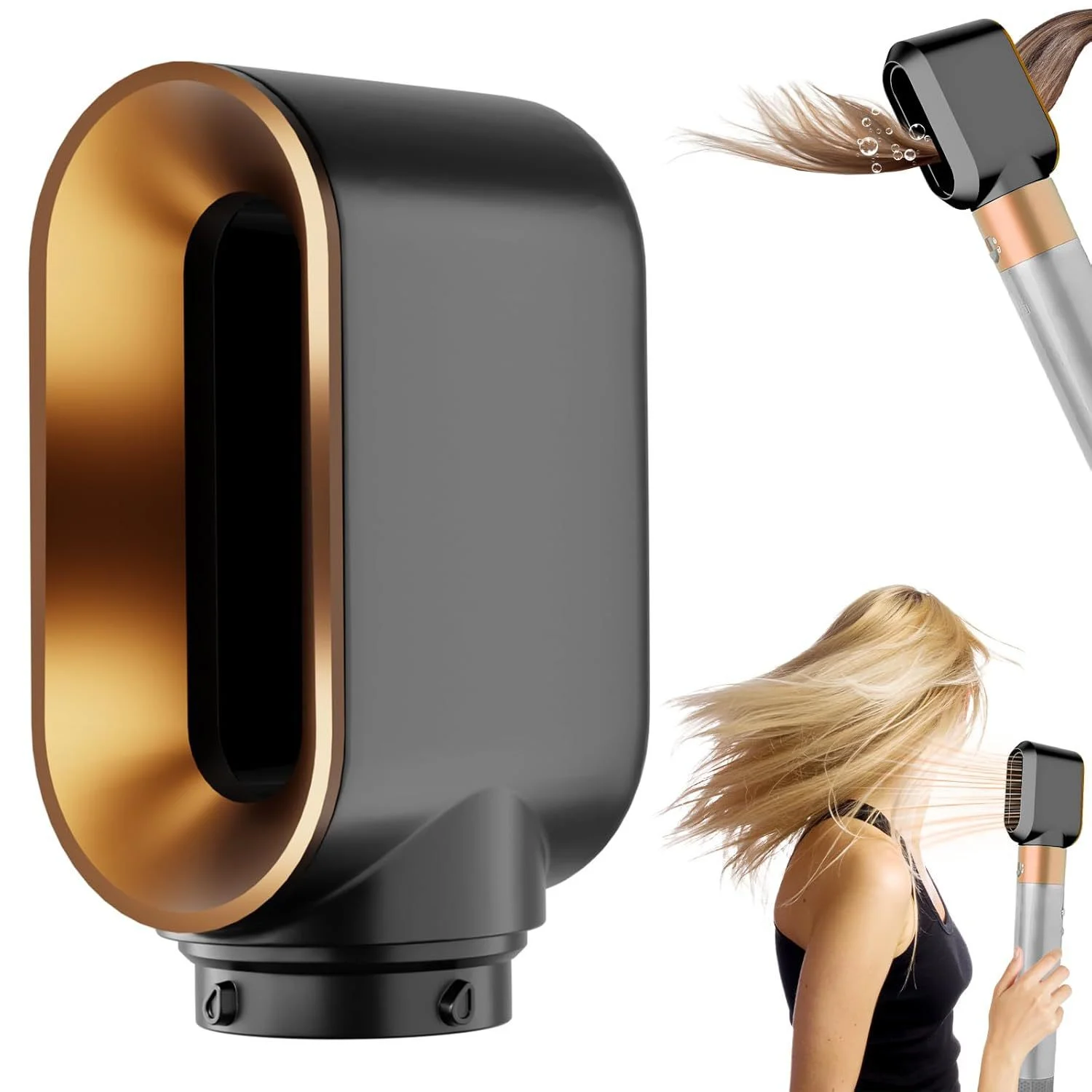 Acessório de Secagem Pré-Estilização para Dyson Airwrap HS01 HS05, Bico de Secagem Rápida para Modelador Airwrap, Difusor de Níquel para Secador
