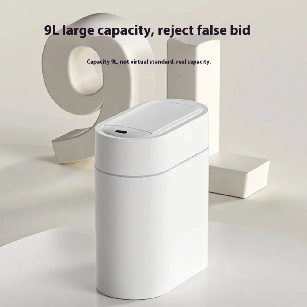 

Intelligent Sensing Wastebasket Fully Automatic Recycling Bin Living Room Kitchen Garbage Cube Large Capacity Electric Trash Can