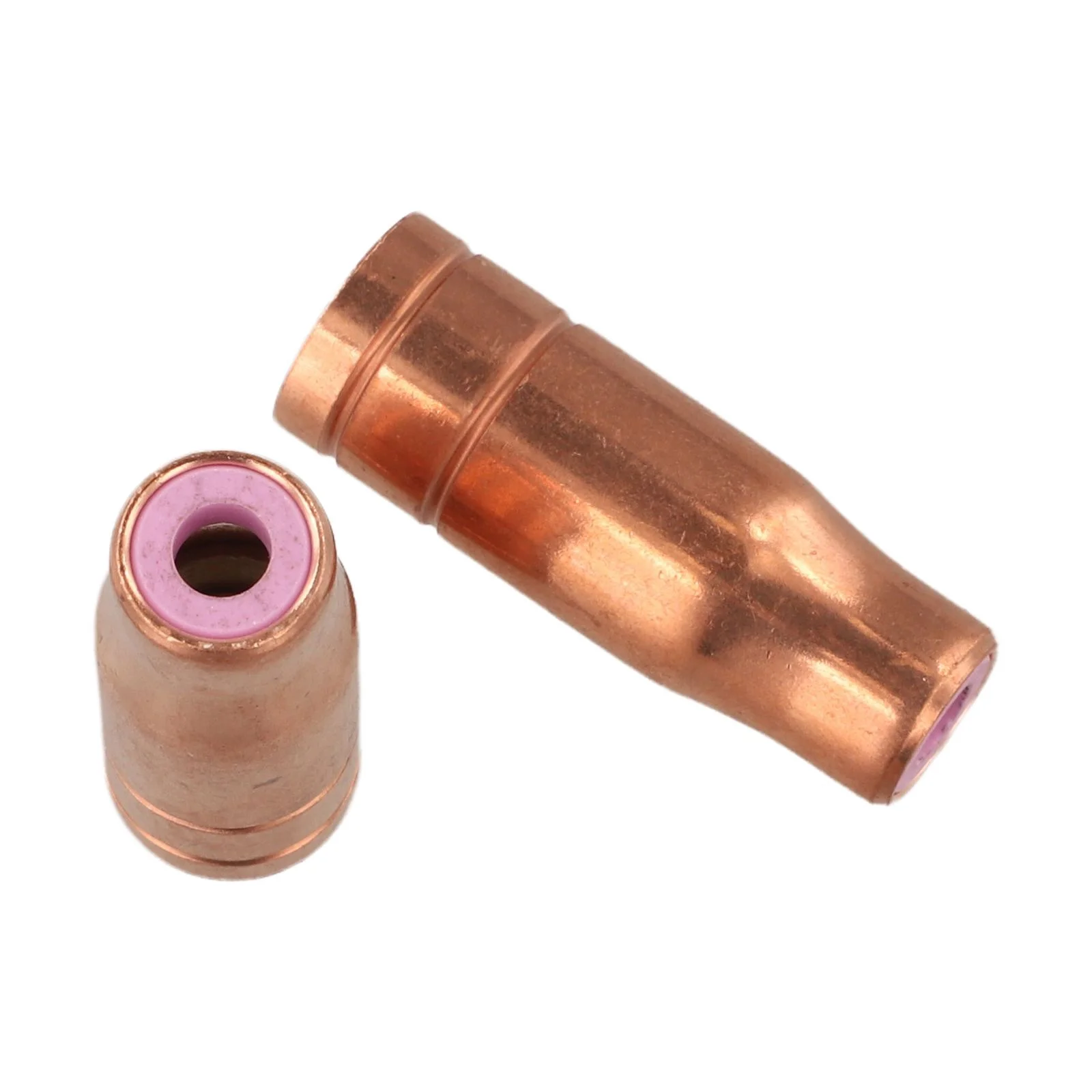 2 Pcs Welding Nozzles For MIG MAG Torch Type 14 15 15AK MB 15 Replacement Copper Ceramic Soldering Industrial Manufacturing