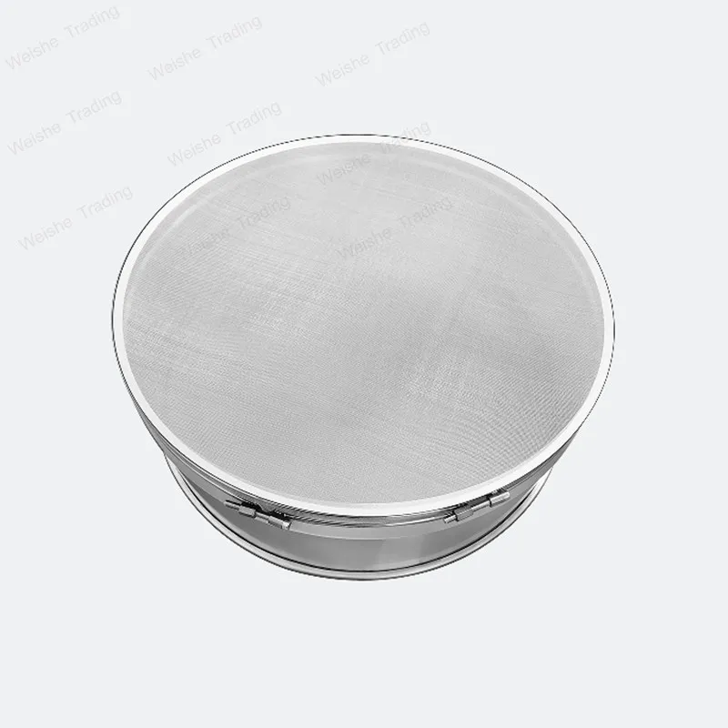 Vibration stainless steel screen frame accessories flour experiment replaceable bottom mesh 420mm