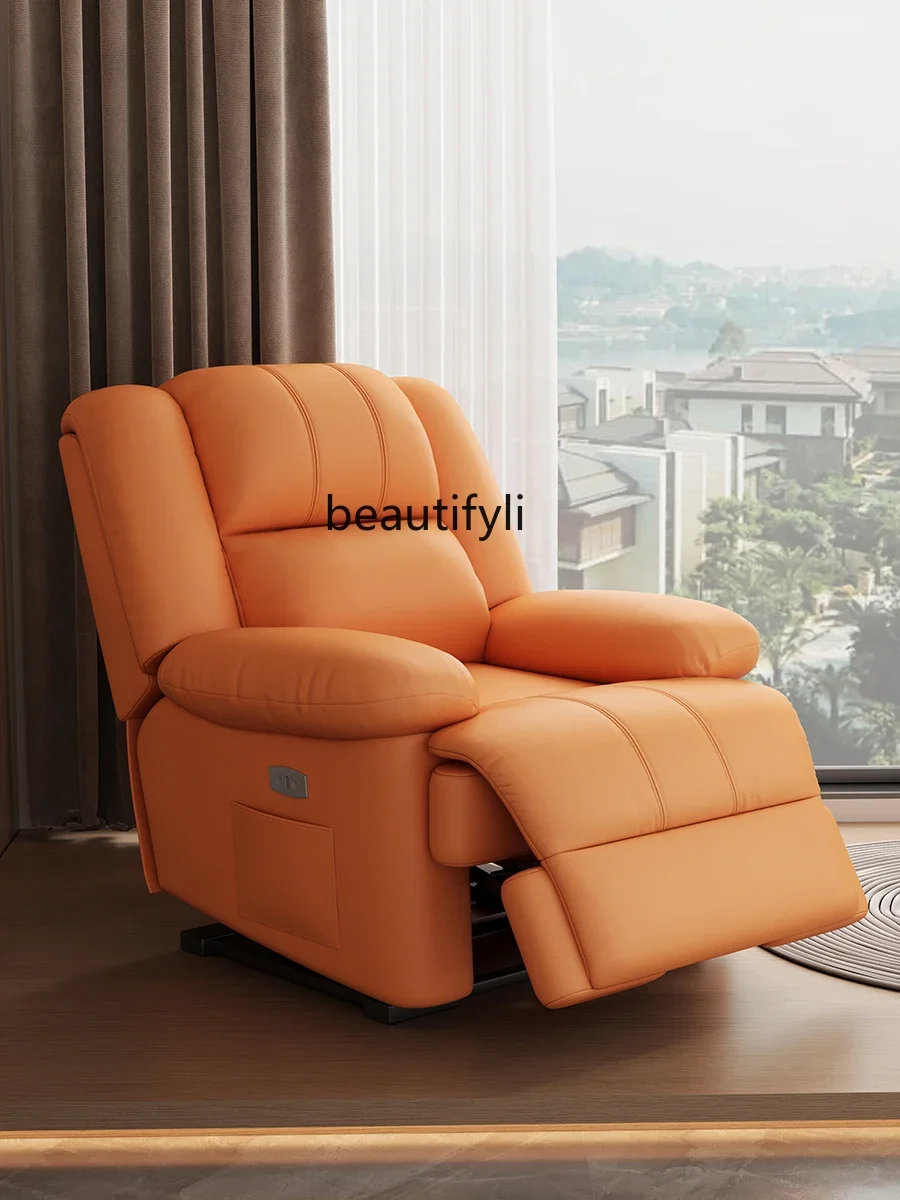 Multifunctional first-class space sofa hair single electric massage living room  rockable rotating manicure and beauty recliner