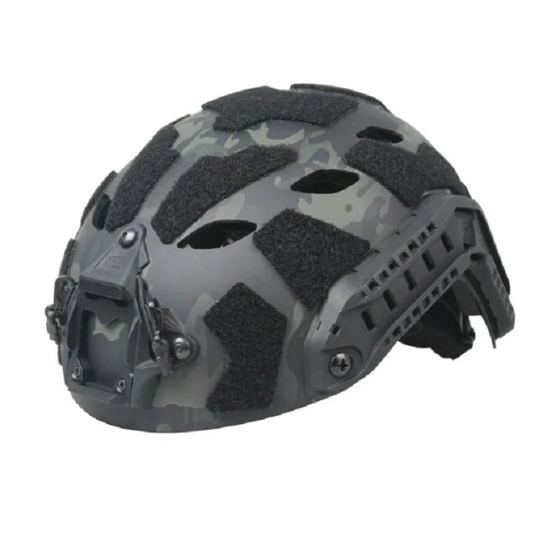 

Outdoor SF Carbon Fiber Camo Black MCBK Perforated Safety Helmet