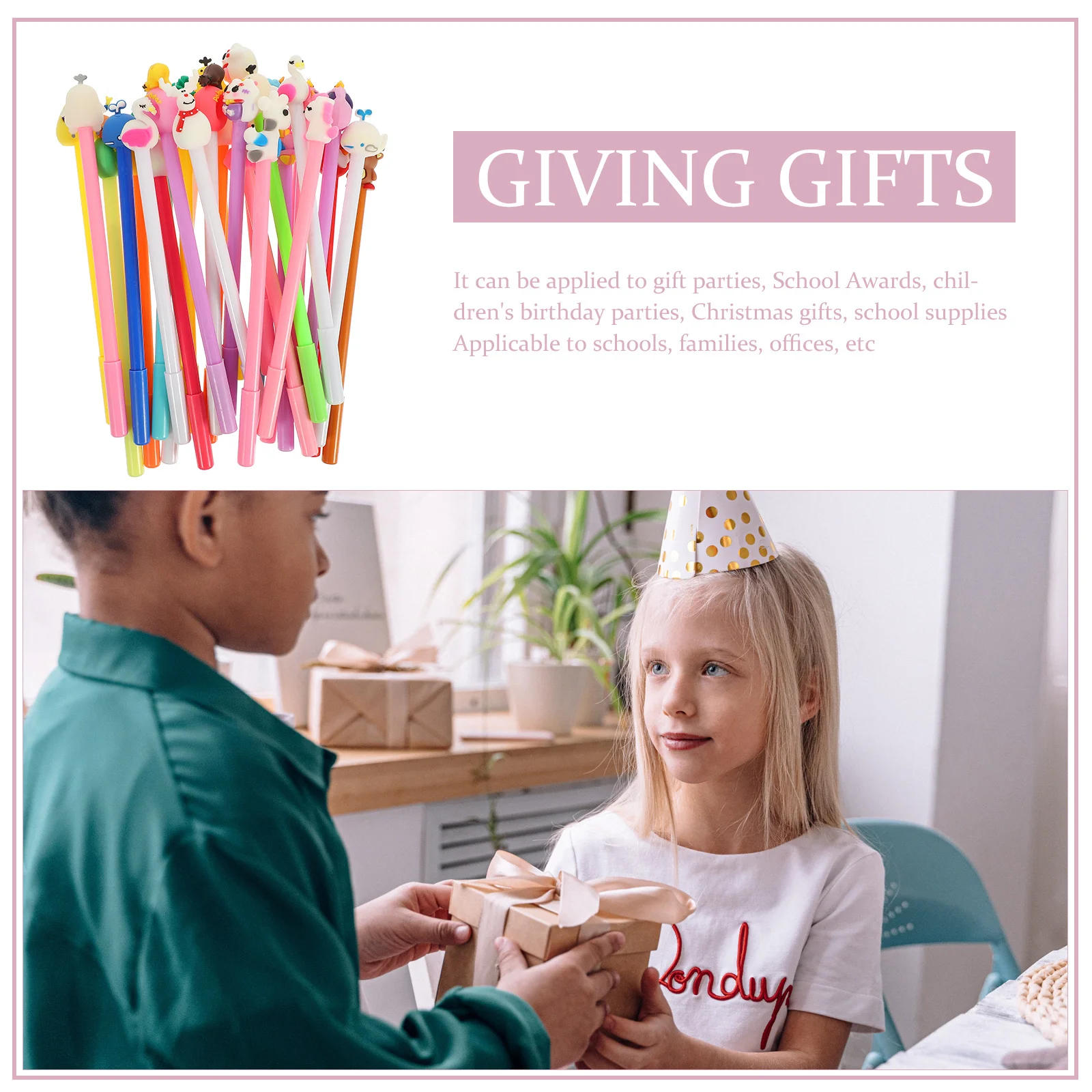 30 قطعة قلم جميل للكتابة بسلاسة محمول للمدرسة والمكتب والمنزل للاستخدام أقلام ذات طرف رفيع قلم جميل