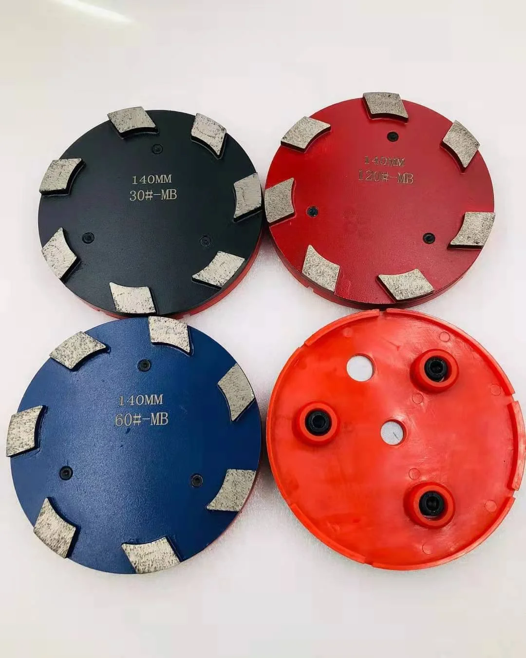 Imagem -04 - Discos Abrasivos para Blocos de Mármore de Granito Klindex e Diamante Segmentos 100 mm 140 mm Pol 56 Pol Pcs