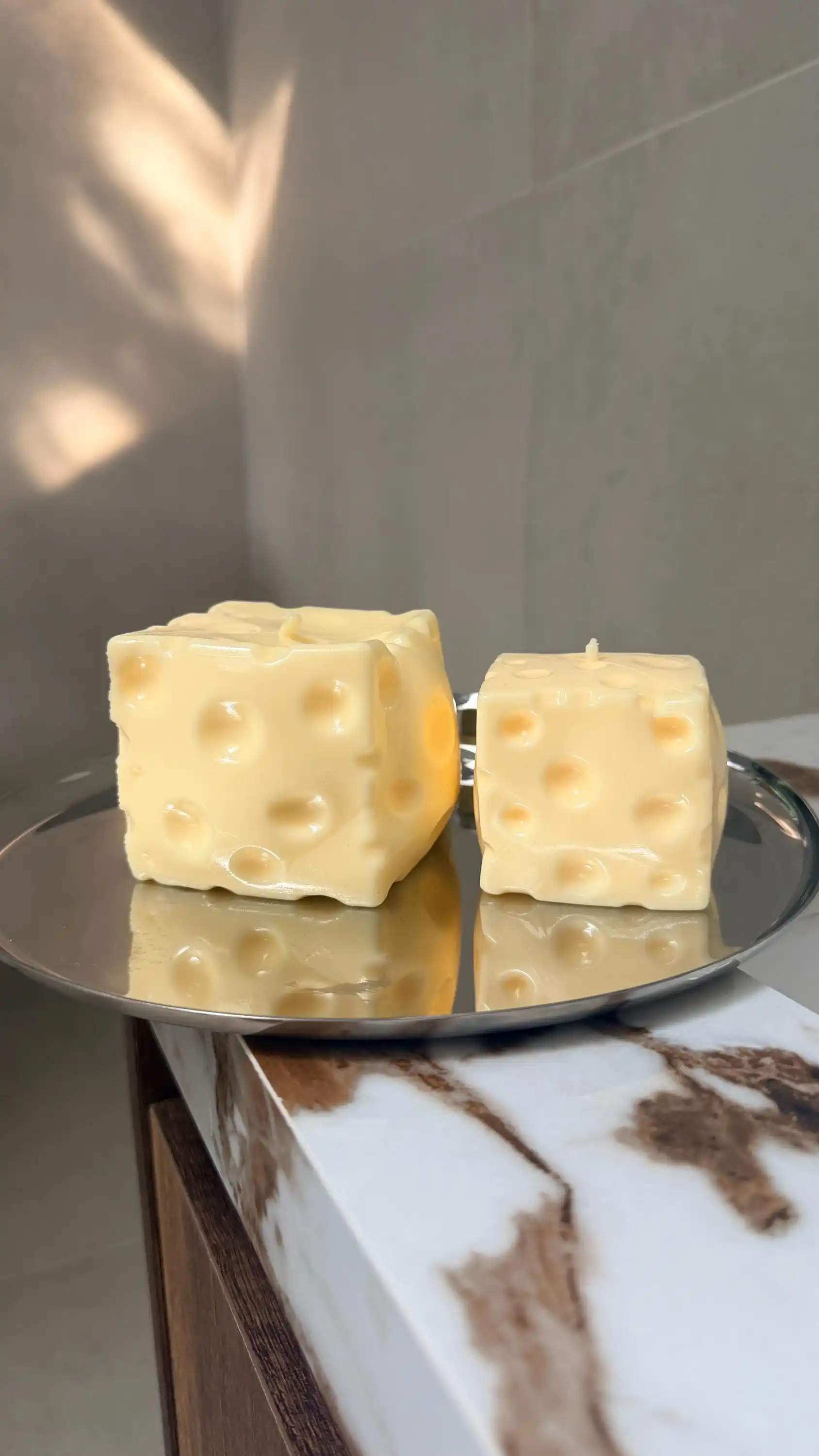 Motorcycle aseline Jumbo Cheese Cube Squishy Toy Realistic Cheese Shape Soft TPR Stress Ball Non Rebound Squeeze Fidget Toy