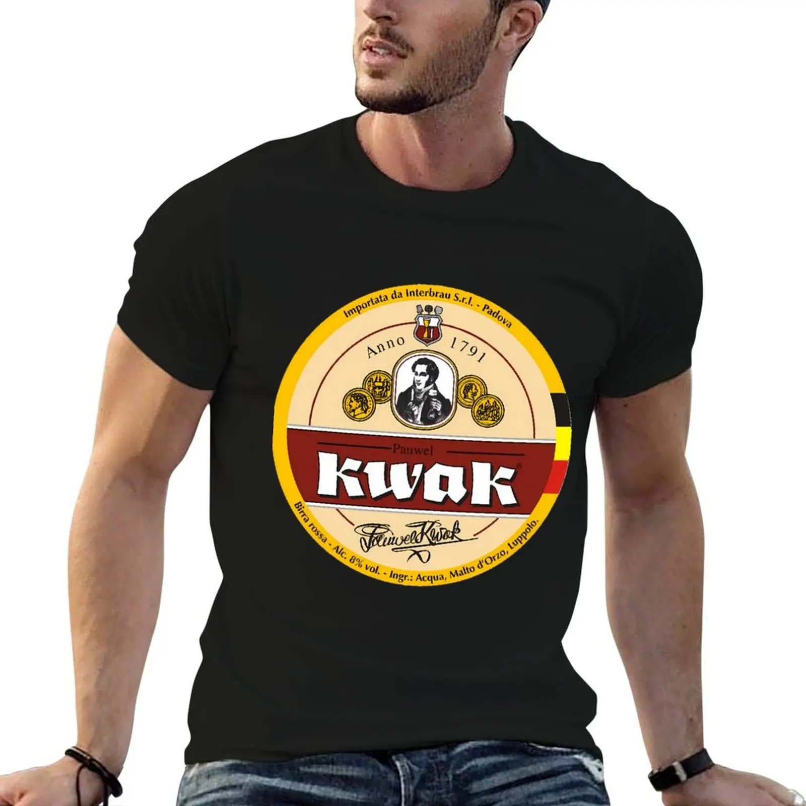 Belga wak cerveja logotipo cerveja local cervejaria logotipo camiseta anime t camisas oversize impresso t camisas para homem homem camiseta