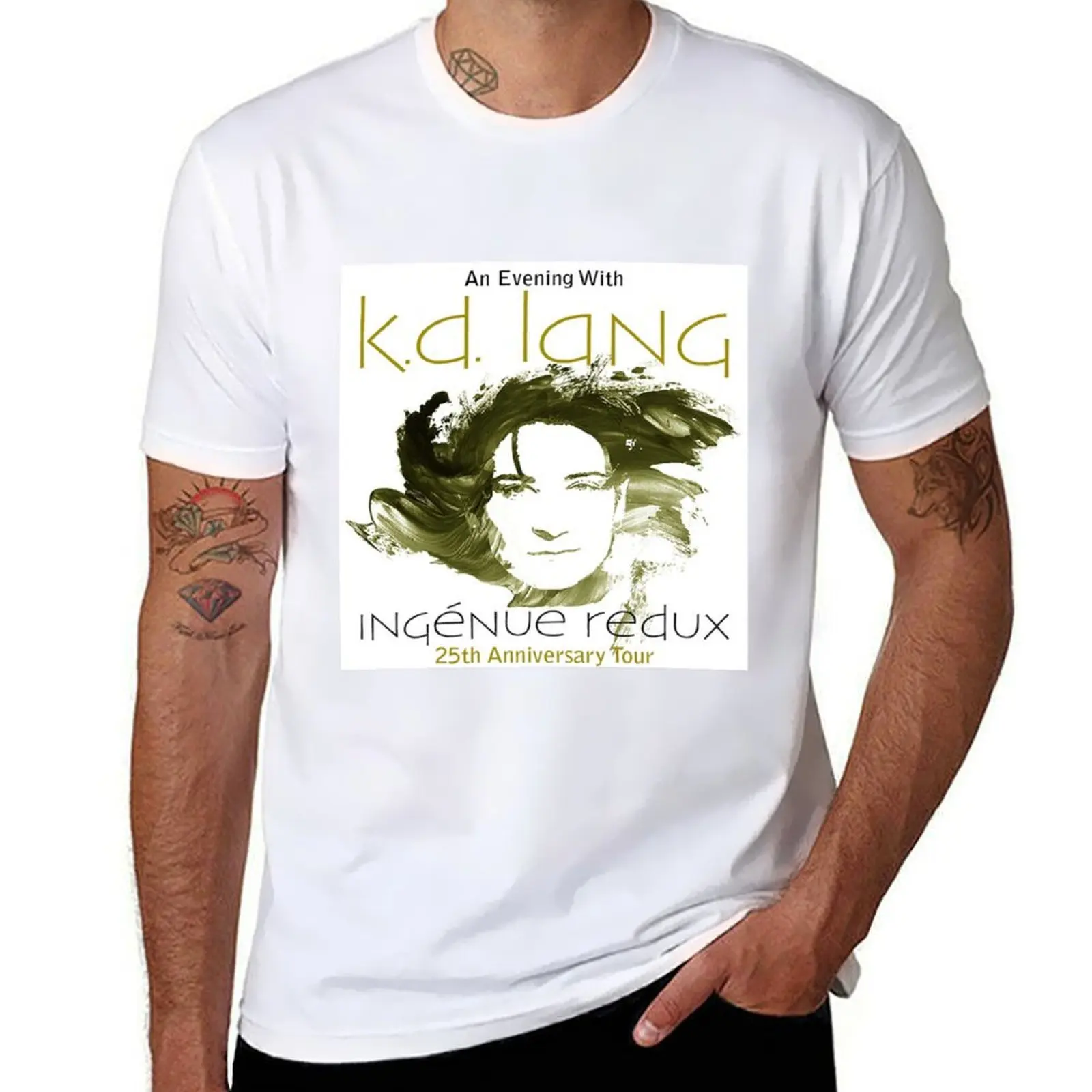 

K.D. LANG 25TH ANNIVERSARY TOUR 2017 T-Shirt t shirts for man graphic funny man graphic t shirt T-Shirt