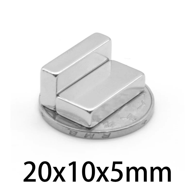 20x10x5 magnet rectangle block neodymium magnets cuboid 30*10*5 permanent strong rare earth NdFeB 10*10*5 40*10*5 50*10*5