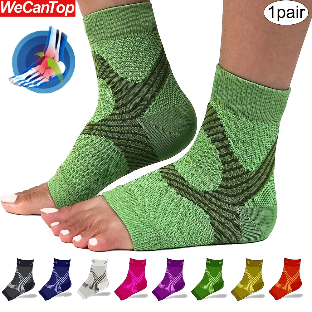 1Pair Plantar Fasciitis Compression Socks for Women & Men,Best Ankle Compression Sleeve,Provides Arch Support & Heel Pain Relief