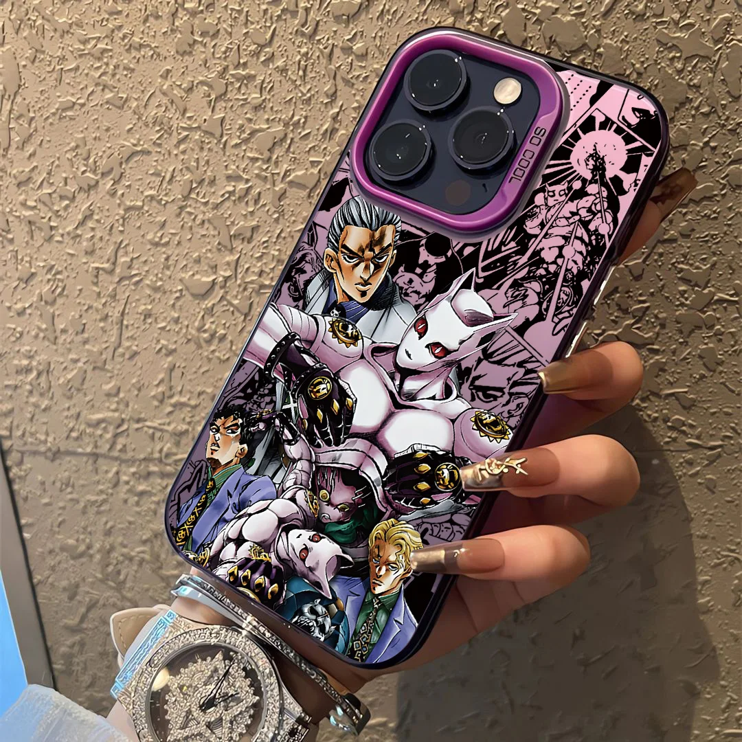 أنيمي جوجوس غريب مغامرات جراب هاتف آيفون 17 16e 16 15 14 13 12 11 Mini Pro Max X XR XSMAX 8 7 Air Plus الغطاء الخلفي #4