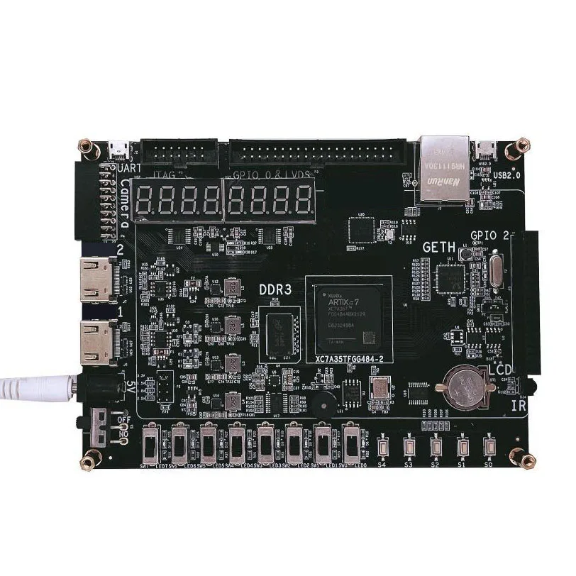 AvaCoreEducational DIY Kit FPGA Development Demo Board Artix7 XC7A35T XC7A100T With DDR3 Gigabit-Ethernet HDMI-compatible USB2.0