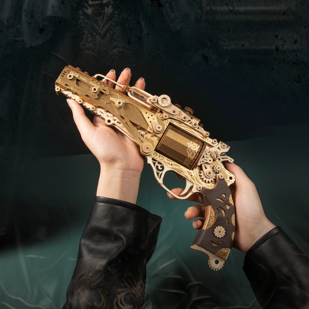 Model Kit Revolver - 고양이 스팀 리볼버 조립 모델 키트