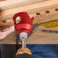 Aluminum Alloy Tool Doweling Jig Compatible With 3-10mm Drill Lightweight And Portable Adjustable Doweling Jig Kit