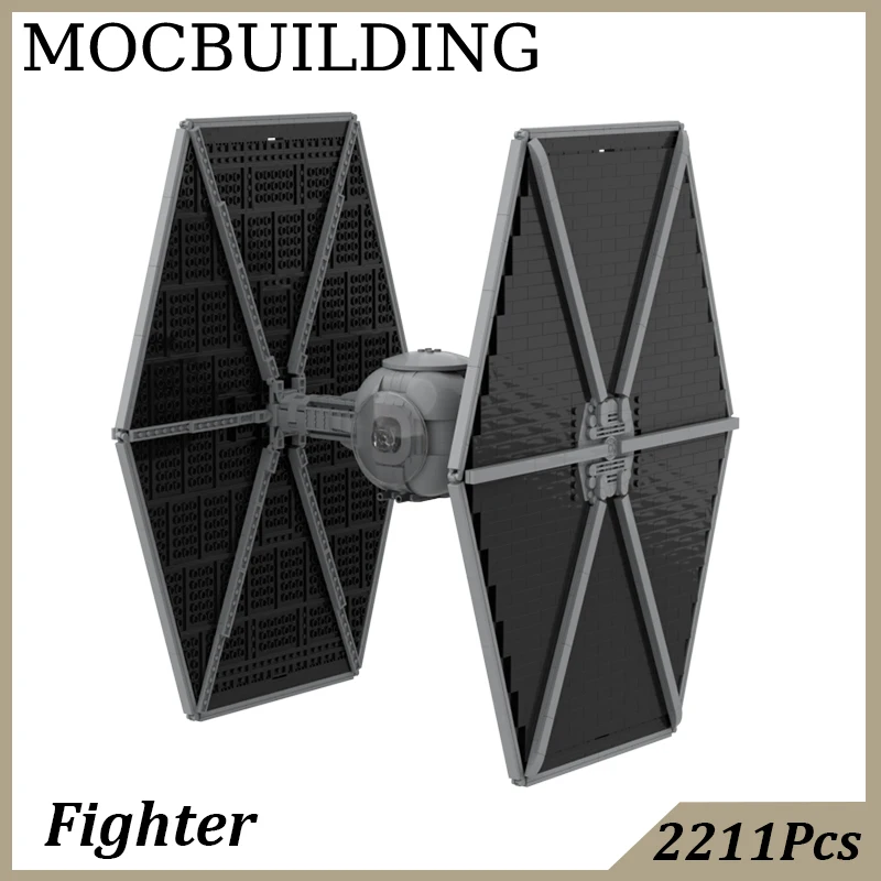 Fighter Model Spaceship MOC Building Blocks Display Construction Toys Birthday Gift Collection Christmas Presents