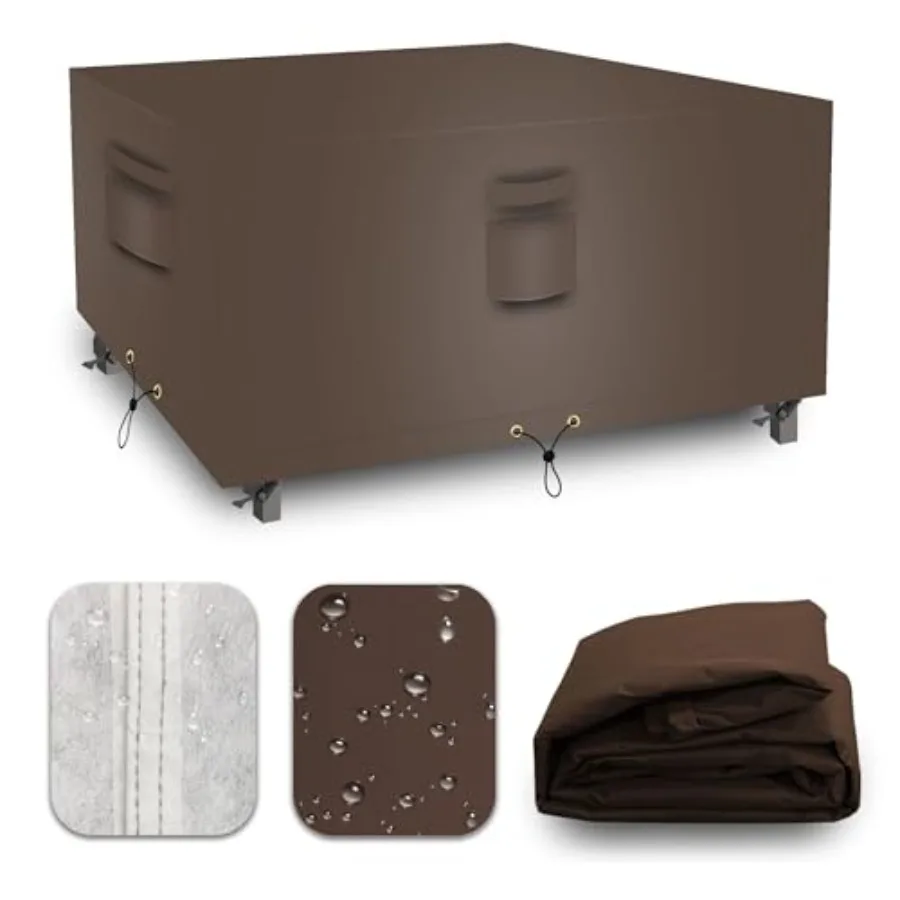 

Прочный водонепроницаемый чехол из ткани 600D для уличной мебели: для секционного дивана, уличного обеденного стола и комплекта стульев