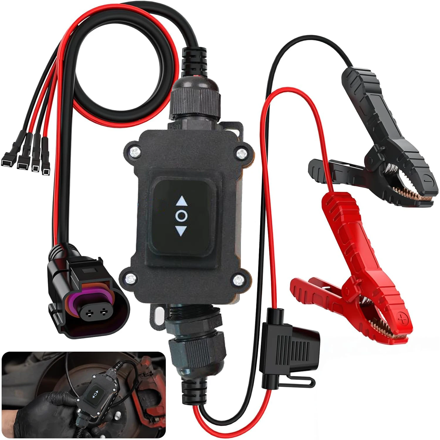Car EPB Caliper Motor Release Tool Universal 12V Electronic Parking Brake Caliper Reset Repair Tool Emergency EPB Service Auto
