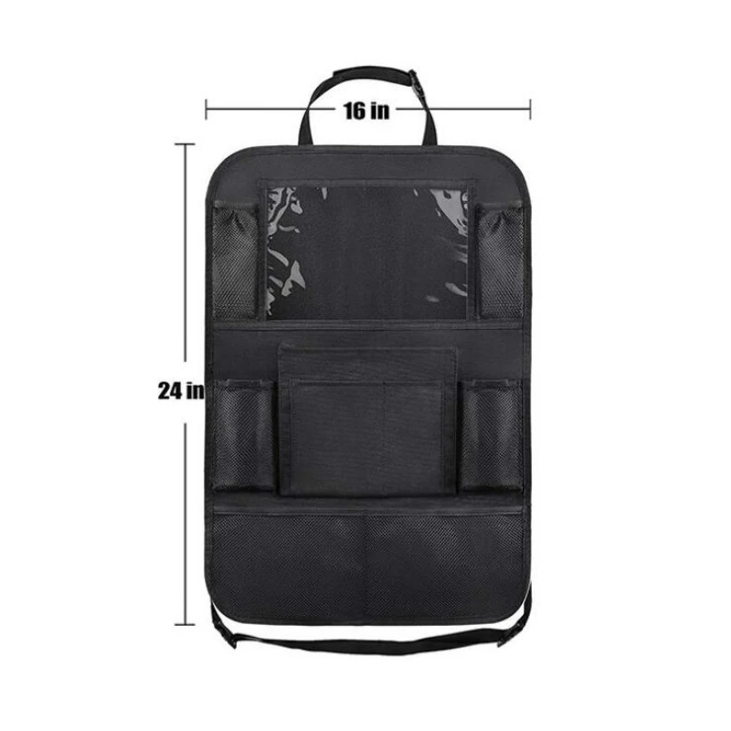 Kick prävention Universal Auto Sitz Zurück Organizer Multi-Tasche Lagerung Tasche Tablet Halter Autos Interior Zubehör Verstauen