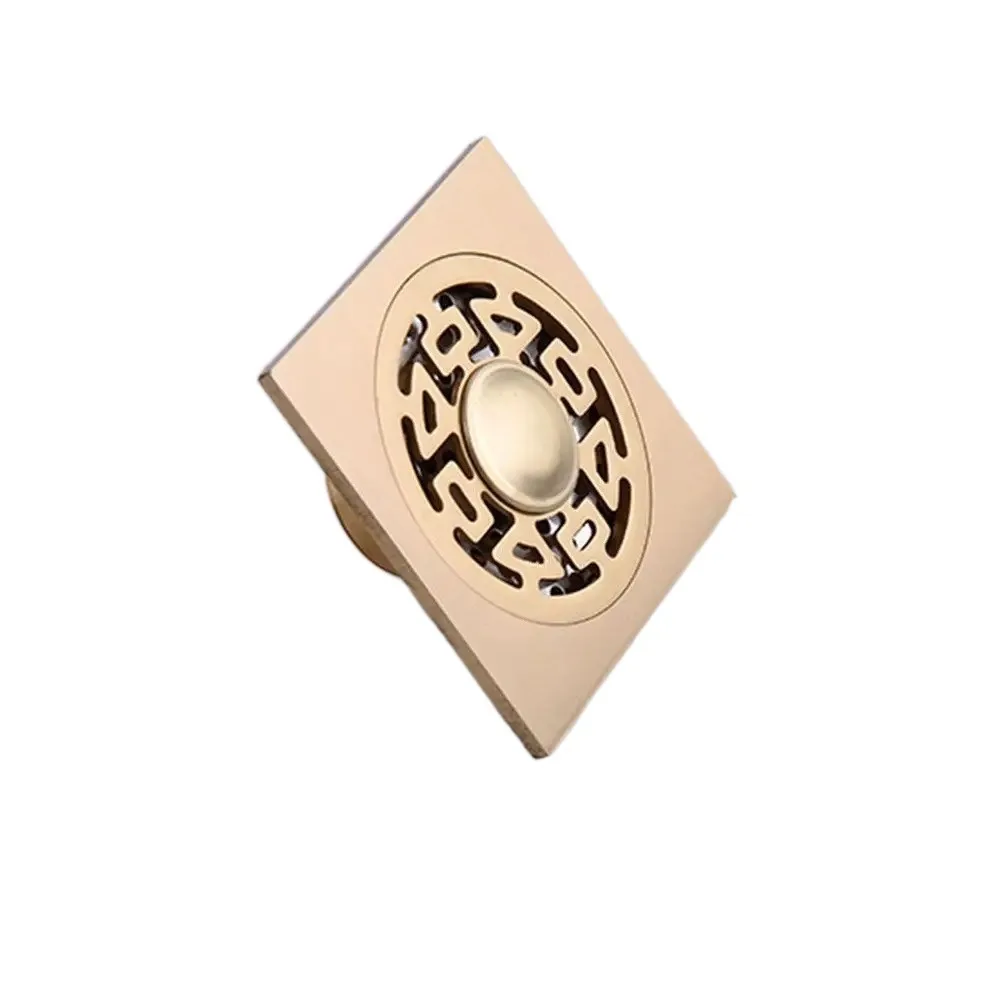 

Удобный латунный слив для пола, съемный дренаж для ванной комнаты с защитой от запаха, водонепроницаемый нержавеющий пол, ловушка для волос, пол для стирки