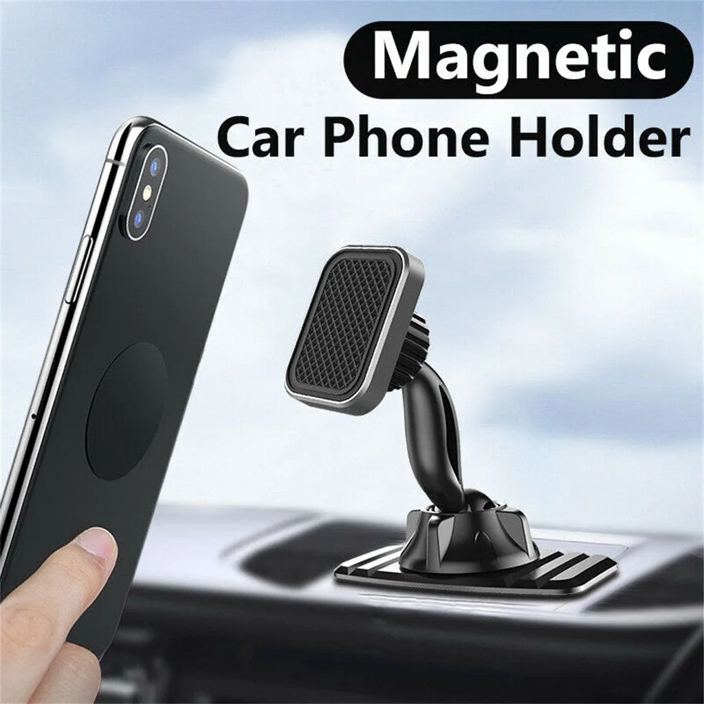 1PCS Universal 360° Magnetic Car Mount Cell Phone Holder Stand Dashboard For