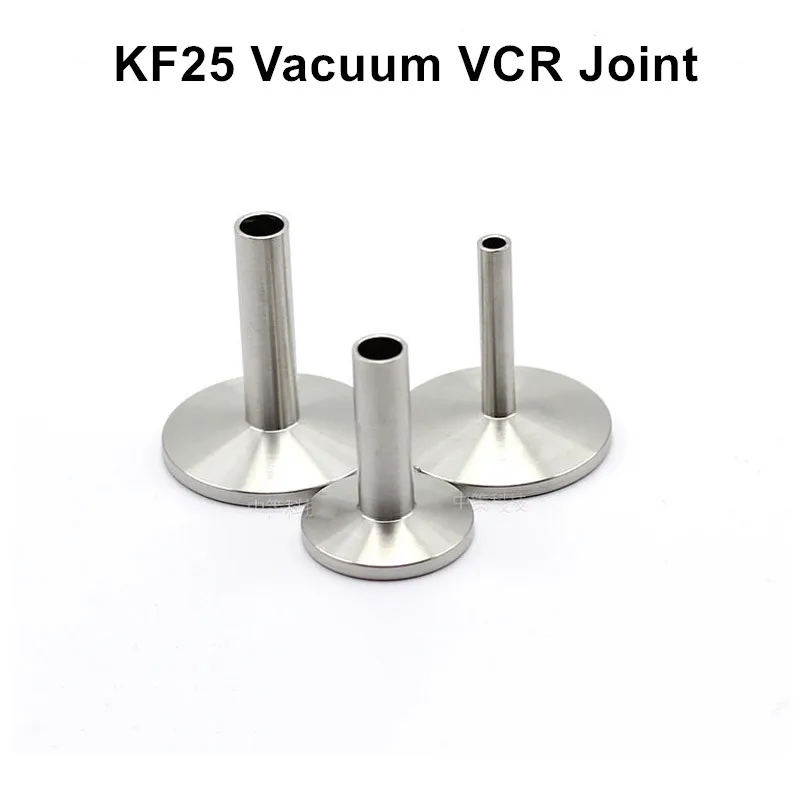 KF16 KF25 KF40 KF 50 Flange to Vacuum VCR Joint Clamp Joint 304 Stainless Steel Ferrule Vacuum Joint Connector