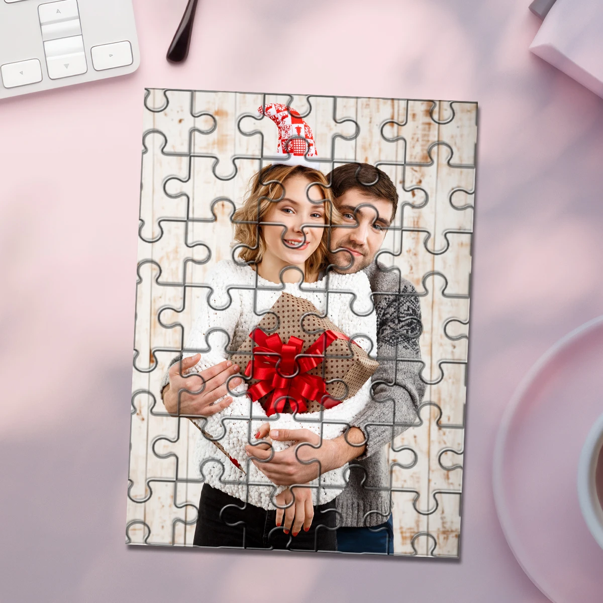 35/300/500/1000 Stück personalisiertes individuelles Fotopuzzle, Hochzeitsfotos, Spielzeug, personalisierte Puzzles, handgefertigte Geschenke