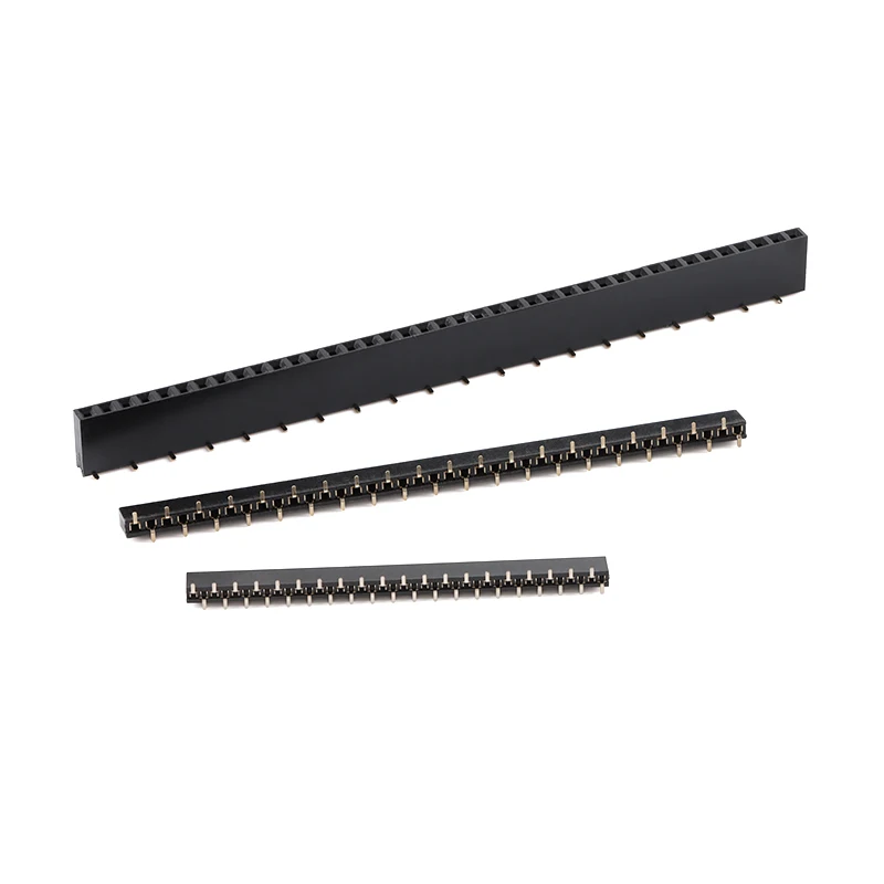 5szt 1.27mm 2.0mm 2.54mm Pitch 40PIN 1*40P SMT Single Row Dislocation Male Female PCB Pin Header Socket Connector Pinheader Boar