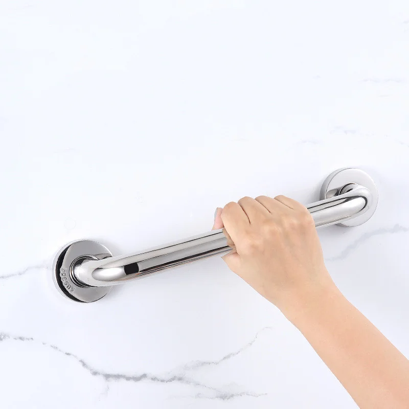 1Pc 304 Stainless Steel 250-600MM Toilet Handrail Rails Tub Bar Shower Safety Support Handle Towel Rack Bathroom Accessories