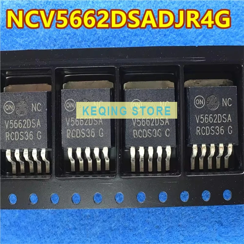 10PCS Used+Not NEW+Send after Measure Linear Regulator (LDO) NCV5662DSADJR4G V566D2SA D2PAK-5