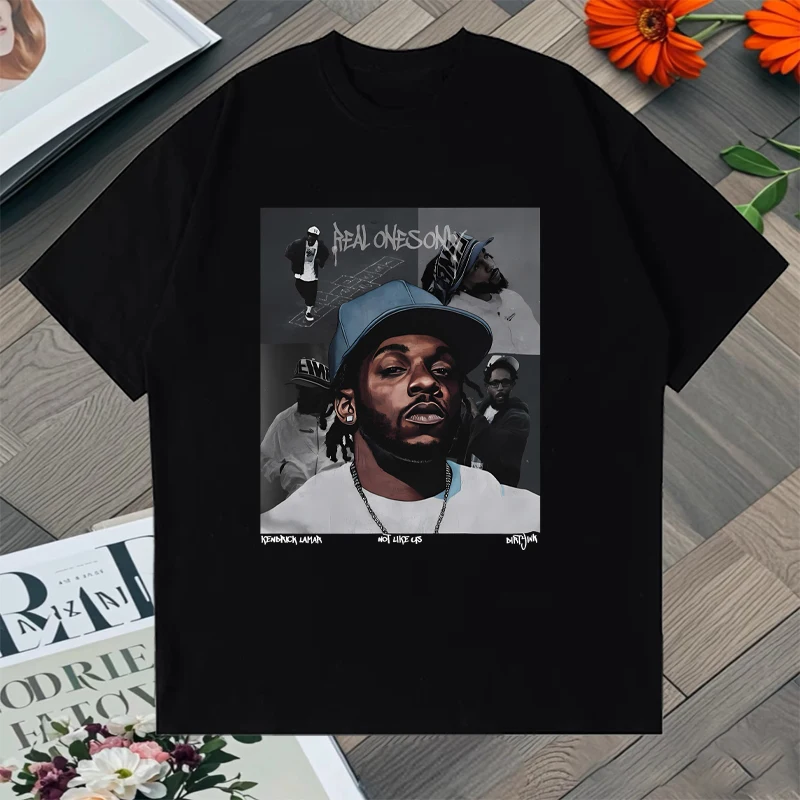 

Kendrick Lamar Graphic Printed Men Women 100% Cotton Oversized t-shirt vintage Street Hip Hop short sleeve Tee shirt Unisex Tops