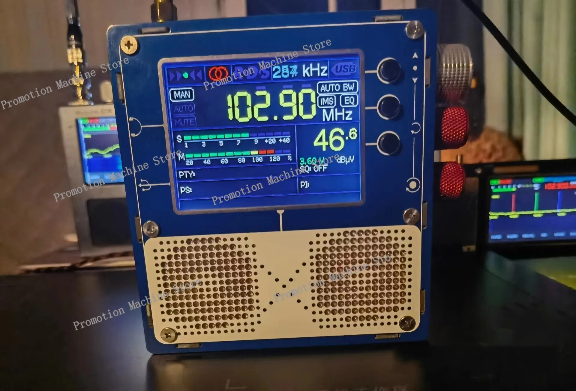 إصدار LNA 5.0 TEF6686 PLUS جهاز استقبال راديو FM/MW/موجة قصيرة HF/LW مع هوائي مكبر صوت بطارية 5000 مللي أمبير في الساعة