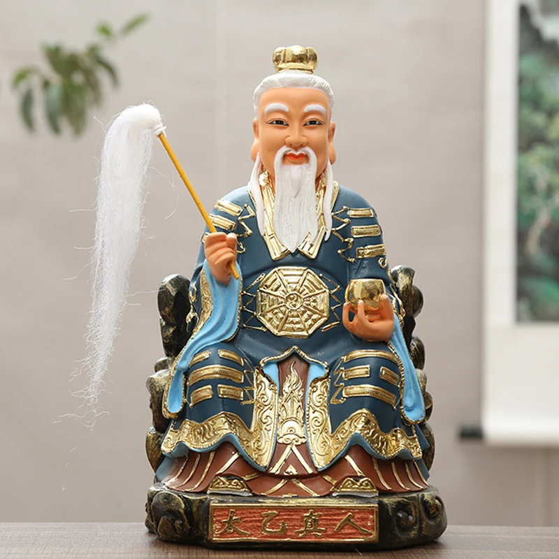 30CM Southeast Asia Taoism God ZU SHI TAI YI ZHENREN   figure HOME shop Efficacious Prosperity FENG SHUI statue