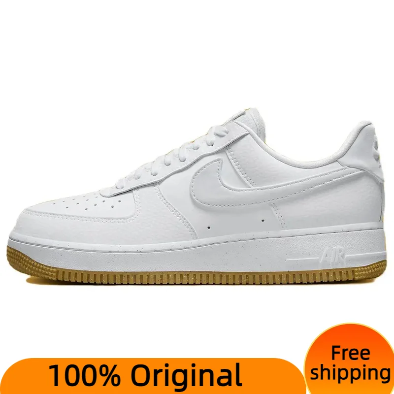 Sepatu Sneakers Nike Air Force 1 Low '07 Next Nature White Gum sepatu kets wanita