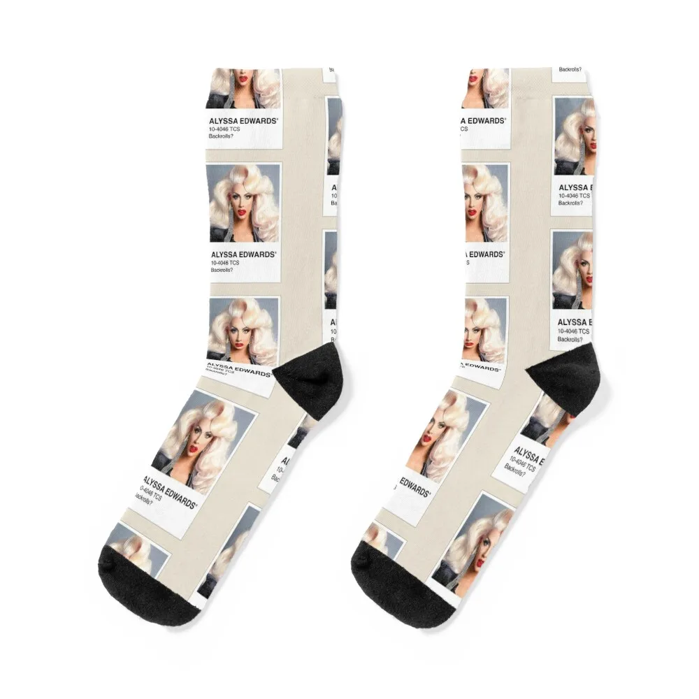Alyssa Edwards Pantone Swatch Socks Stockings compression Crossfit winter gifts anti-slip Socks Woman Men's