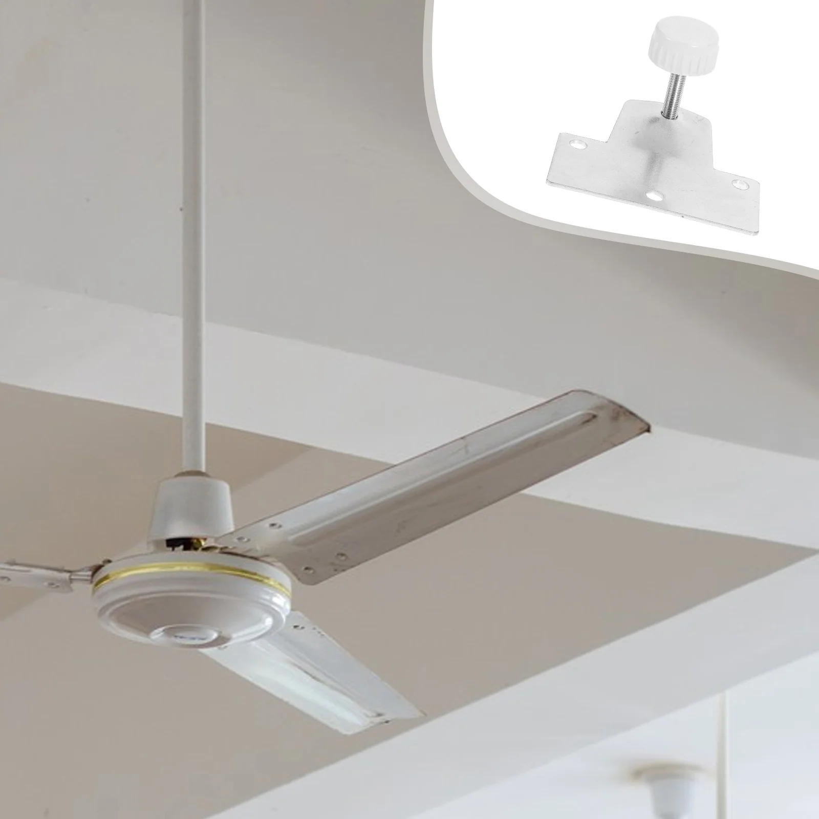 

1 set Wall Fan Hanging Board Stable Load Bearing Easy Installation High Strength Material Precise Holes Universal Compatibility